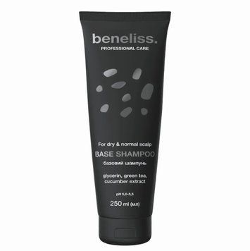 Шампунь для сухой и нормальной кожи головы Beneliss Base Shampoo 250 мл &mdash; мягкое очищение, увлажнение и поддержание гидробаланса BNL030-250 фото