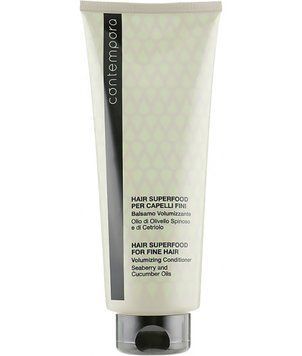 Кондиціонер для об'єму з олією обліпихи та огірка Contempora Hair Superfood For Fine Hair Volumizing Condirioner 400 мл 1250181 фото