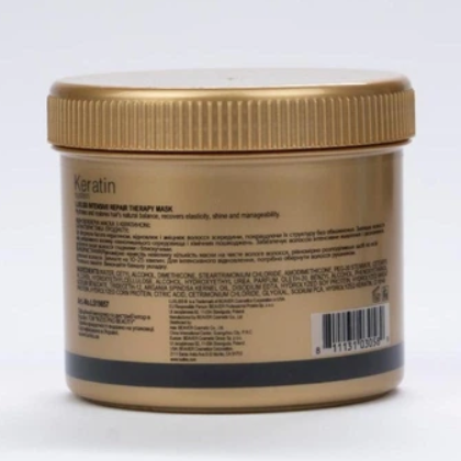 Маска з кератином LuxLiss Keratin System Intensive Repair Therapy Mask 400 мл 1224316 фото