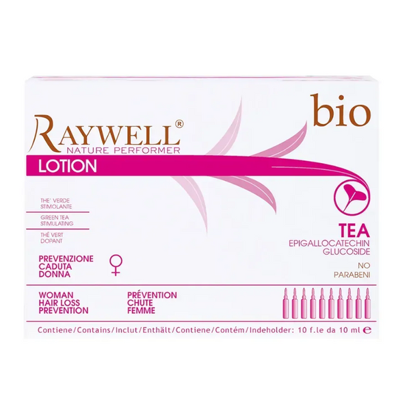 Ампулы Raywell Bio Tea женские против выпадения волос, 10х10 мл (10 ампул) 1252293 фото