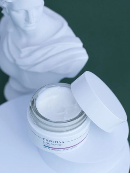 Ночной крем &laquo;Гладкость атласа&raquo; Christina Line Repair Glow Satin Smooth Night Cream Кристина, 50 мл CHR906 фото