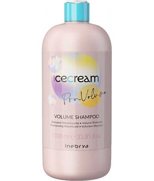 Шампунь для тонкого волосся Inebrya Ice Cream Volume Shampoo 1000 мл 1254529 фото
