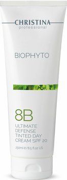 Денний крем SPF 20 з тоном (крок 8b) Christina Крістіна Bio Phyto Ultimate Defense Tinted Day Cream SPF 20, 250 мл CHR588 фото