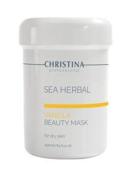 Ванильная косметическая маска для сухой кожи Кристина Christina Sea Herbal Beauty Mask Vanilla 250 мл &mdash; интенсивное питание, глубокое увлажнение, регенерация и уютный аромат CHR053 фото