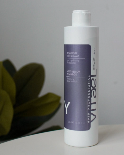 Шампунь против желтизны для блондинок Vitael Anti-Yellow Shampoo, 300 мл VTL0001 фото