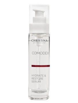 Зволожувальна та відновлювальна сироватка Кристина Christina Comodex Hydrate & Restore Serum 30 мл &mdash; глибока гідратація, регенерація захисного бар'єра та м'якість проблемної шкіри CHR632 фото