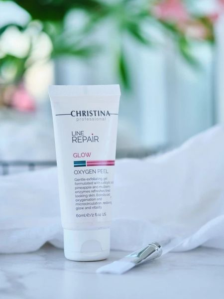 Кислородный пилинг Christina Line Repair Glow Oxygen Peel Кристина, 60 мл CHR902 фото