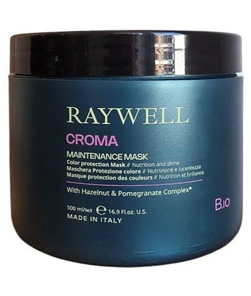 Маска для сохранения цвета 500 мл Raywell Bio Croma Maintenance Mask для окрашенных волос Рейвел Райвел БИО Хрома Chroma 1268532 фото