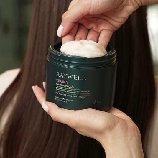 Маска для сохранения цвета 500 мл Raywell Bio Croma Maintenance Mask для окрашенных волос Рейвел Райвел БИО Хрома Chroma 1268532 фото