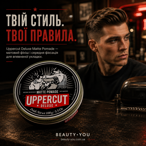 Матова помада для волосся середньої фіксації Uppercut Matt Pomade 100 г 817891025254 фото