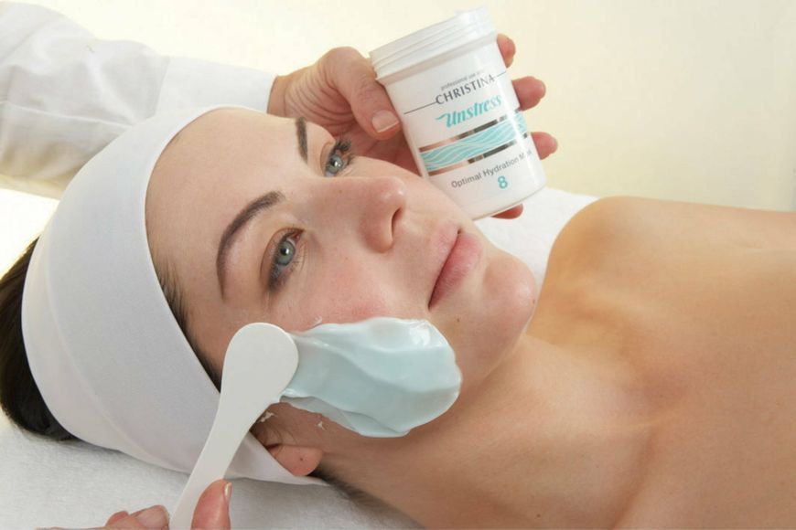 Увлажняющая маска (шаг 8) Christina Кристина Unstress Optimal Hydration Mask, 250 мл CHR778 фото