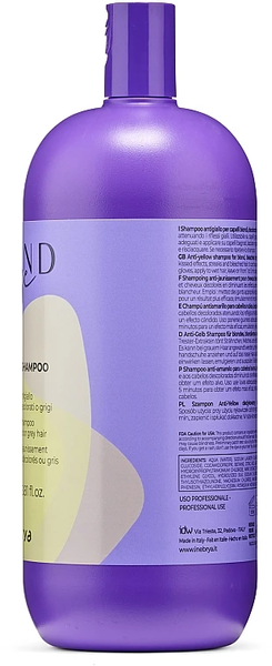 Шампунь против желтизны для светлых, осветленных и седых волос Inebrya Blondesse No-Yellow Shampoo 300 мл 1254439 фото