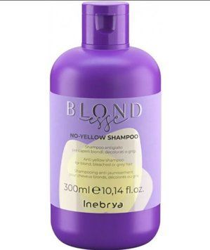 Антижелтый шампунь для светлых, осветленных или седых волос Inebrya Blondesse No-Yellow Shampoo 300 мл &mdash; нейтрализация желтизны и холодный блонд 1254439 фото