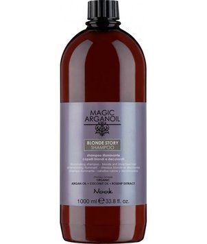Шампунь для сяйва світлого волосся Nook Magic Arganoil Ritual Blonde Shampoo 1000 мл 1283985 фото