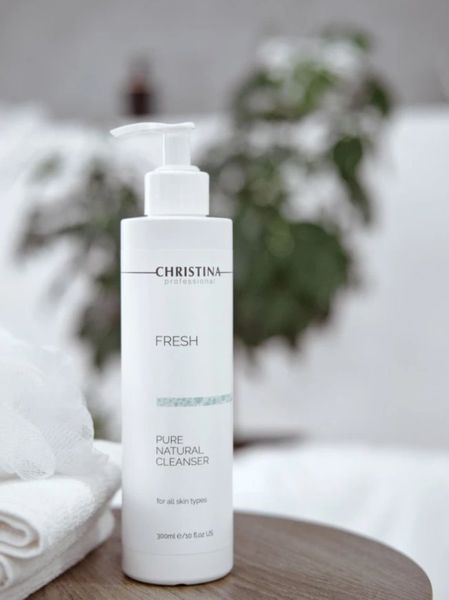 Натуральний очищувальний гель для всіх типів шкіри Крістіна Christina Fresh Pure & Natural Cleanser 300 мл &mdash; делікатне очищення, збереження гідробалансу та природне освіження CHR015 фото