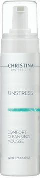 Очищувальний мус-комфорт Christina Unstress Comfort Cleansing Mousse Крістіна, 200 мл CHR766 фото