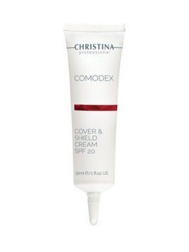 Защитный крем с тональным эффектом SPF 20 Кристина Christina Comodex Cover & Shield Cream 30 мл &mdash; маскировка недостатков, УФ-защита и ускоренное заживление акне CHR635 фото