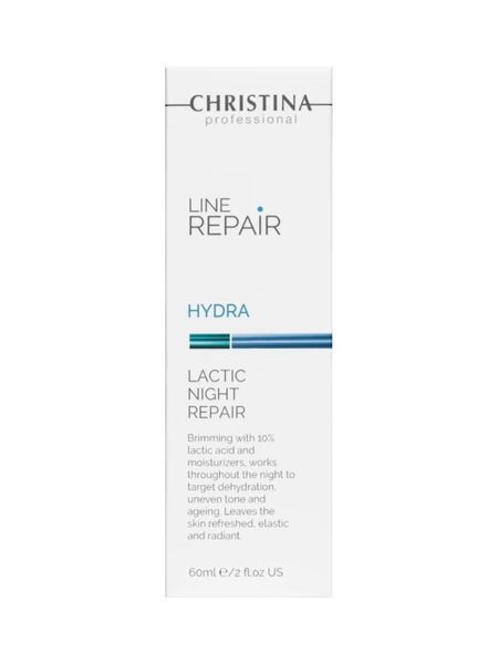 Крем &laquo;Нічне відновлення&raquo; з молочною кислотою Christina Крістіна Line Repair Hydra Lactic Night Repair,  60 мл CHR934 фото