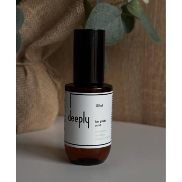 Стимулирующая сыворотка для роста волос Deeply Hair Growth Serum 100 мл Дипли 1281958 фото