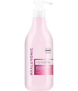 Відновлюючий шампунь для ламкого та пошкодженого волосся UNIC Hyaluronic Keratin Regenerating Shampoo 500 мл 1261523 фото