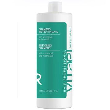 Восстанавливающий шампунь для поврежденных волос Vitael Damaged Hair Restoring Shampoo 1000 мл &mdash; бережное очищение, восстановление структуры и укрепление прядей VTL0009 фото
