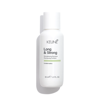 Безсульфатний зміцнювальний шампунь для ламкого волосся Keune Care Long & Strong Strengthening Shampoo 80 мл 1282155 фото