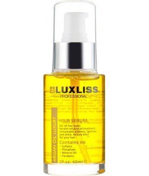 Кератиновая сыворотка с аргановым маслом Luxliss Argan oil hair serum 60 мл 1229461 фото