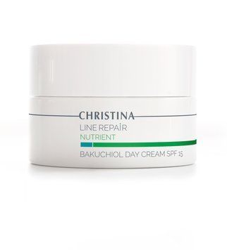 Денний крем SPF 15 з бакучіолом Christina Крістіна Line Repair Nutrient Bakuchiol Day Cream SPF 15, 50 мл  CHR867 фото