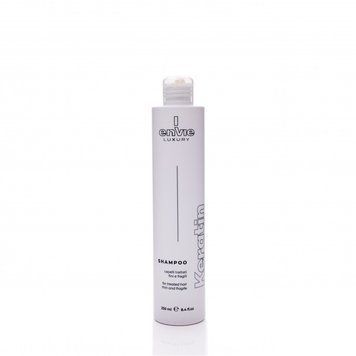 Шампунь Envie Luxury Shampoo Keratin 250 мл для сохранения цвета окрашенных и поврежденных волос Энви Шампунь Кератин 1252379 фото
