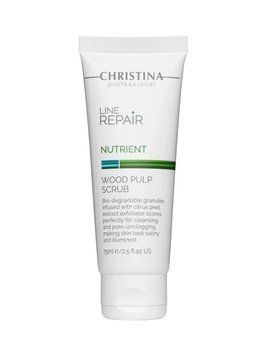 Скраб із целюлозою деревинною Christina Крістіна Line Repair Nutrient Wood Pulp Scrub, 75 мл  CHR864 фото