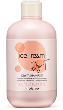 Шампунь для сухого, кучерявого та фарбованого волосся Inebrya Ice Cream Dry-T Shampoo 300 мл 1254362 фото