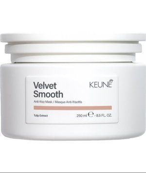 Маска для разглаживания и смягчения волос Keune Velvet Smooth Anti-frizz Mask 250 мл &mdash; глубокая реструктуризация, шелковистость и защита от пушистости 1282190 фото