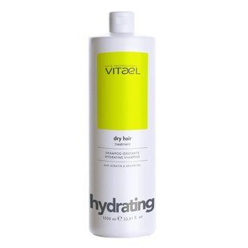 Шампунь зволожуючий для сухого волосся Vitael Dry Hair Hydrating Shampoo 1000 мл &mdash; делікатне очищення, глибока гідратація та відновлення гідробалансу пасен VTL0013 фото