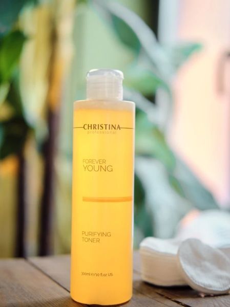 Очищающий тоник Кристина Christina Forever Young Purifying Toner pH 9,0&ndash;10,5 300 мл &mdash; глубокое очищение, выравнивание тона и подготовка кожи к уходу CHR389 фото