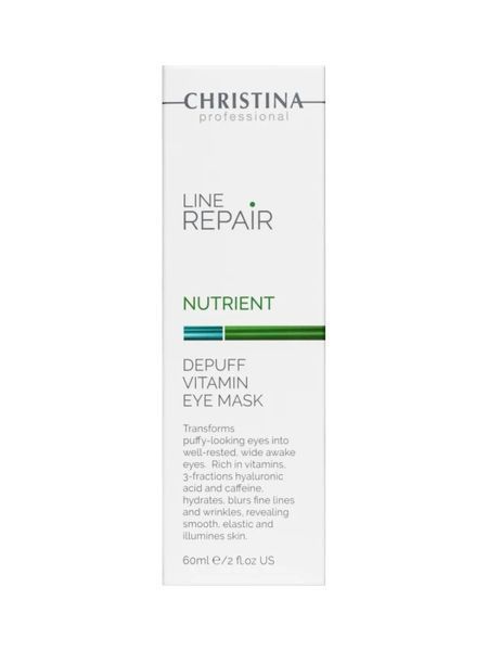 Вітамінна омолоджувальна маска навколо очей Christina Крістіна Line Repair Nutrient Depuff Vitamin Eye Mask, 60 мл CHR869 фото