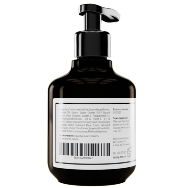 Шампунь для жирного типа кожи головы Deeply Normalizing Shampoo 250 мл Дипли Нормализующий  1269739 фото