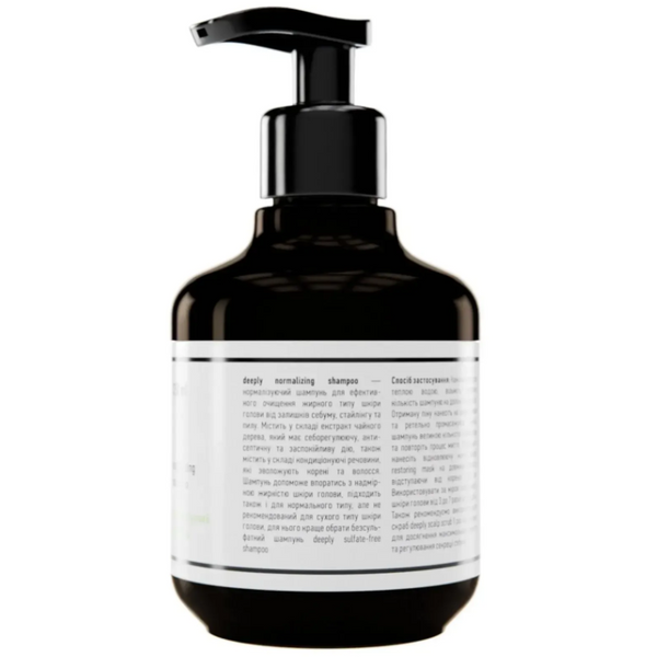 Шампунь для жирного типа кожи головы Deeply Normalizing Shampoo 250 мл Дипли Нормализующий  1269739 фото