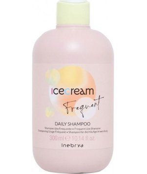 Шампунь для частого применения Inebrya Ice Cream Frequent Daily Shampoo 300 мл &mdash; мягкое очищение, ежедневный уход и увлажнение 1254373 фото