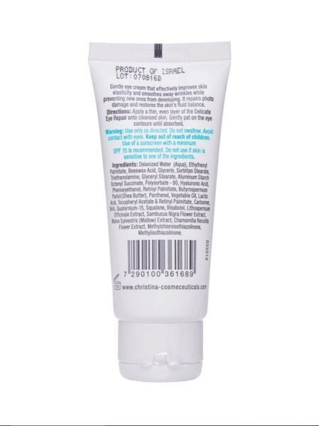 Крем для бережного восстановления кожи вокруг глаз Кристина Christina Delicate Eye Repair 60 мл &mdash; глубокое увлажнение, разглаживание морщин и успокаивающий уход CHR168 фото