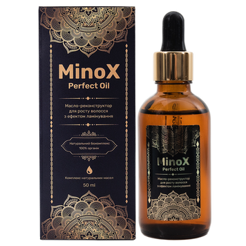 Олія-реконструктор волосся Minox Perfect Oil copy_Minox Gold Hair фото