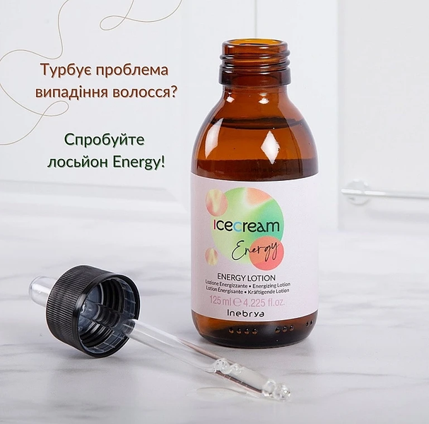 Лосьйон проти випадіння волосся Inebrya Ice Cream Energy Lotion Intensive Effect 125 мл 1254363 фото