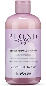 Шампунь для оттенков блонд Inebrya Blondesse Blonde Miracle Shampoo хелатирующий 300 мл 1254332 фото