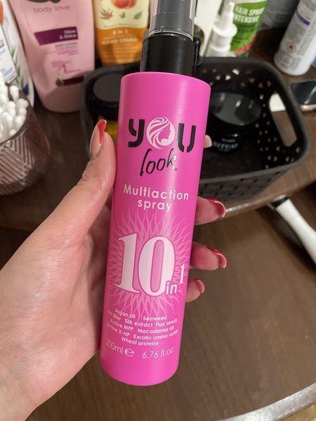 Мультиспрей миттєвої дії 10 в 1 для волосся You Look Professional 10 in 1 Multiaction Spray 200 мл рожевий Ю Лук 1249253 фото