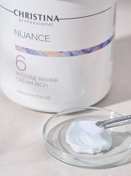 Крем для интенсивного восстановления (шаг 6) Кристина Christina Nuance Intense Repair Cream Rich 500 мл &mdash; глубокое питание, лифтинг и регенерация CHR845 фото