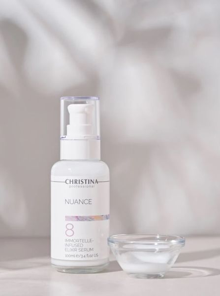 Сироватка-еліксир з екстрактом безсмертника (крок 8) Крістіна Christina Nuance Immortelle-Infused Elixir Serum 100 мл &mdash; інтенсивне відновлення, омолодження та антиоксидантний захист CHR847 фото
