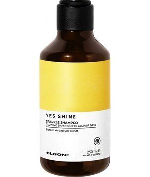 Шампунь Elgon Yes Shine Sparkle Shampoo 250 мл для блеска волос: бережное очищение и эффектное сияние тусклых прядей 1263617 фото