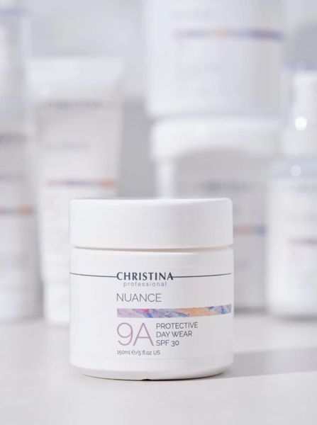 Защитный дневной крем SPF 30 (шаг 9А) Кристина Christina Nuance Protective Day-Wear SPF 30 150 мл &mdash; надежная защита, увлажнение и антиоксидантное действие CHR848 фото