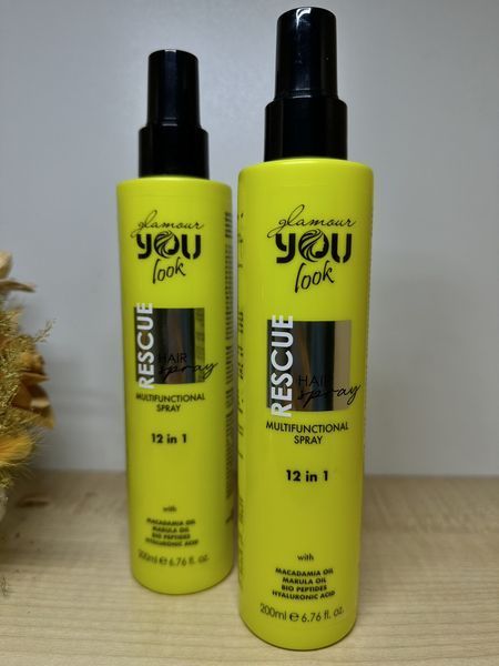 Многофункциональный защитный спрей для волос 12 в 1 You Look Professional Glamour Rescue Multifunctional Spray 200 мл 1266528 фото