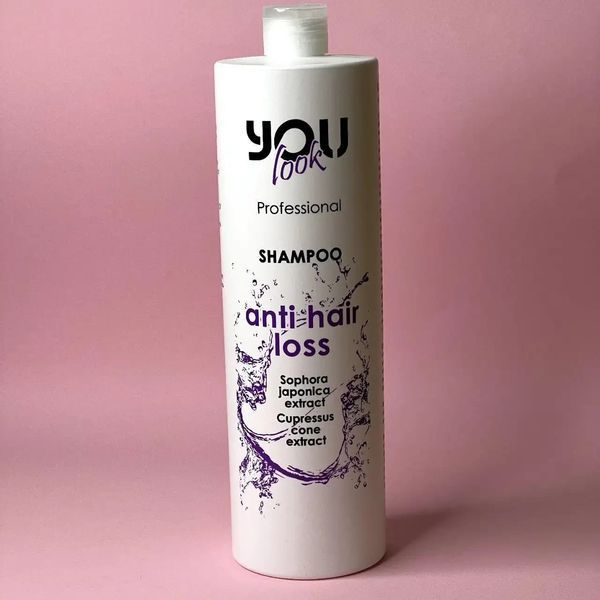Шампунь против выпадения волос You Look Anti Hair Loss Shampoo 1000 мл профессиональный для густоты волос Ю Лук 1249237 фото