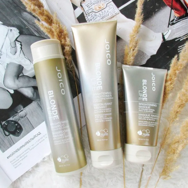 Шампунь для збереження яскравості блонду Joico Blonde Life Brightening Shampoo 300 мл для очищення та блиску світлого волосся 1241002 фото